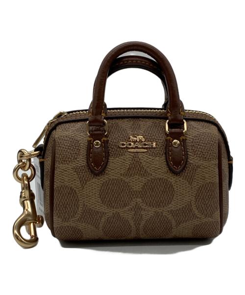COACH（コーチ）COACH (コーチ) チャーム ブラウン×ベージュ 未使用品の古着・服飾アイテム