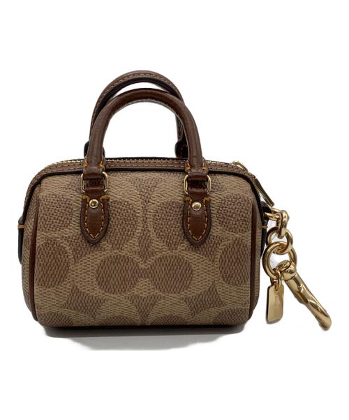 COACH（コーチ）COACH (コーチ) チャーム ブラウン×ベージュ 未使用品の古着・服飾アイテム