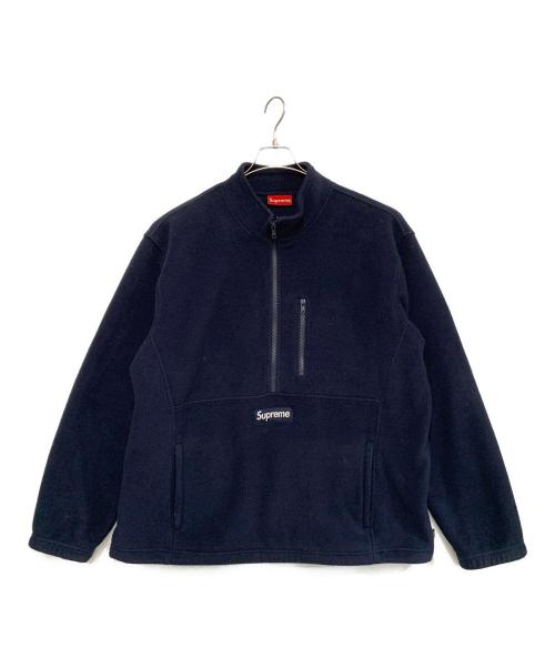 SUPREME（シュプリーム）Supreme (シュプリーム) ハーフジップフリースジャケット ネイビー サイズ:XLの古着・服飾アイテム