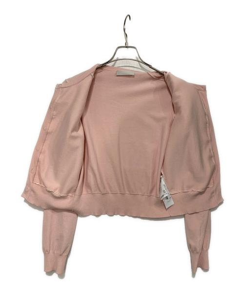 CELFORD（セルフォード）CELFORD (セルフォード) 薄手カーディガン ピンク サイズ:Mの古着・服飾アイテム