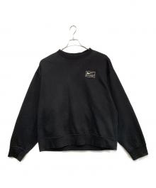 NIKE×stussy（ナイキ×ステューシー）の古着「スウェットプルオーバー」｜ブラック