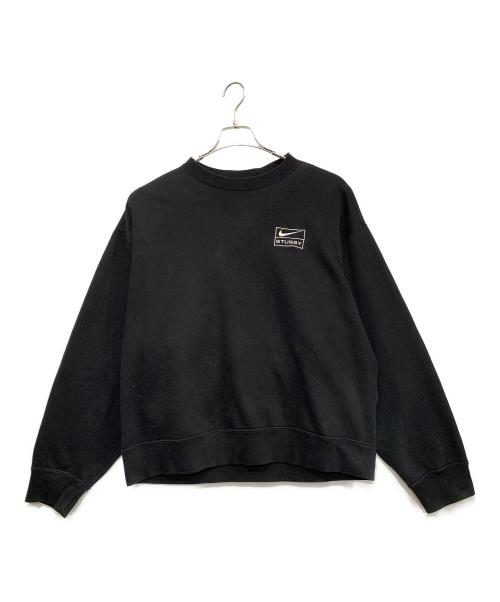 NIKE（ナイキ）NIKE (ナイキ) stussy (ステューシー) スウェットプルオーバー ブラック サイズ:Mの古着・服飾アイテム