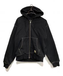 stussy（ステューシー）の古着「ジップパーカー」｜ブラック