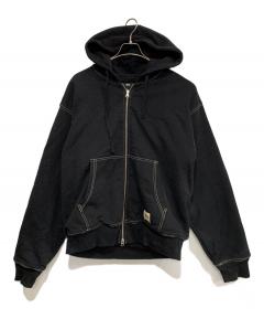 中古・古着通販】X-LARGE (エクストララージ) ジップパーカー ブラック