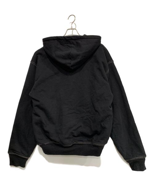 stussy（ステューシー）stussy (ステューシー) ジップパーカー ブラック サイズ:Lの古着・服飾アイテム