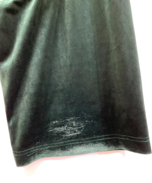 BREATH（ブレス）BREATH (ブレス) ベロアパンツ グリーン サイズ:Mの古着・服飾アイテム