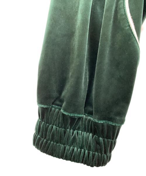 BREATH（ブレス）BREATH (ブレス) ベロアトラックジャケット グリーン サイズ:Mの古着・服飾アイテム