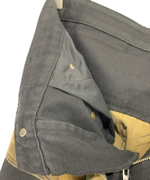 ANTIDOTEWORLDWIDE（アンチドートワールドワイド）antidoteworldwide (アンチドートワールドワイド) ペインターパンツ オリーブ×ブラック サイズ:Mの古着・服飾アイテム