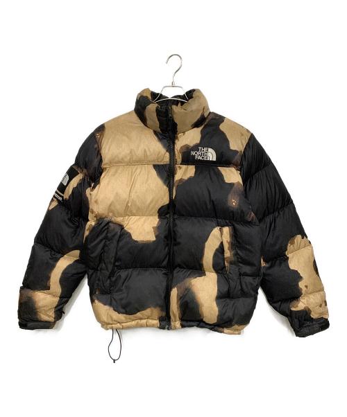 THE NORTH FACE（ザ ノース フェイス）THE NORTH FACE (ザ ノース フェイス) Supreme (シュプリーム) ダウンジャケット ブラウン×ブラック サイズ:Mの古着・服飾アイテム