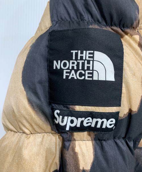 THE NORTH FACE（ザ ノース フェイス）THE NORTH FACE (ザ ノース フェイス) Supreme (シュプリーム) ダウンジャケット ブラウン×ブラック サイズ:Mの古着・服飾アイテム