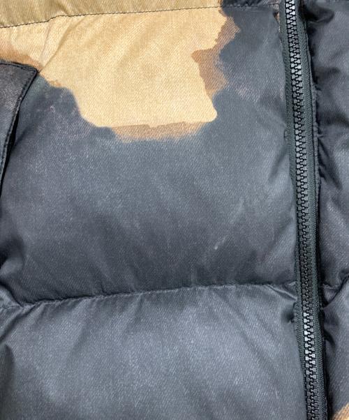 THE NORTH FACE（ザ ノース フェイス）THE NORTH FACE (ザ ノース フェイス) Supreme (シュプリーム) ダウンジャケット ブラウン×ブラック サイズ:Mの古着・服飾アイテム
