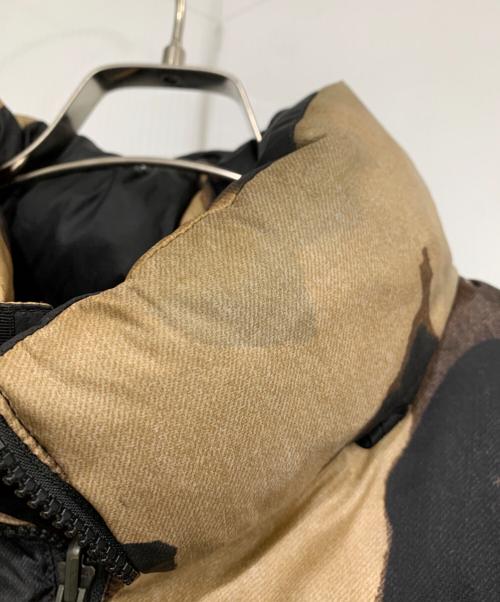 THE NORTH FACE（ザ ノース フェイス）THE NORTH FACE (ザ ノース フェイス) Supreme (シュプリーム) ダウンジャケット ブラウン×ブラック サイズ:Mの古着・服飾アイテム