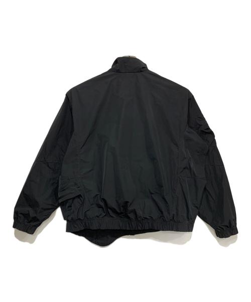 NIKE（ナイキ）NIKE (ナイキ) OFFWHITE (オフホワイト) ロゴ刺繍ナイロンジャケット ブラック サイズ:Lの古着・服飾アイテム