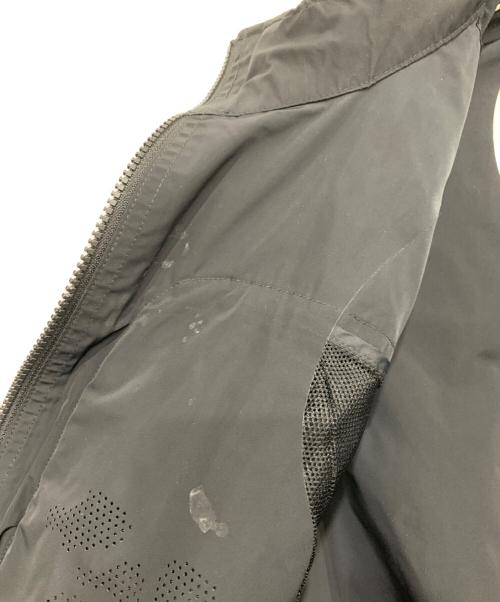 NIKE（ナイキ）NIKE (ナイキ) OFFWHITE (オフホワイト) ロゴ刺繍ナイロンジャケット ブラック サイズ:Lの古着・服飾アイテム