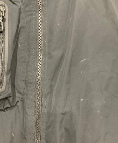 NIKE（ナイキ）NIKE (ナイキ) OFFWHITE (オフホワイト) ロゴ刺繍ナイロンジャケット ブラック サイズ:Lの古着・服飾アイテム