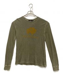 RRL（ダブルアールエル）の古着「長袖カットソー」｜カーキ