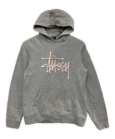 中古・古着通販】stussy (ステューシー) プルオーバーパーカー グレー