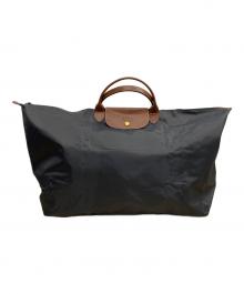 LONGCHAMP（ロンシャン）の古着「ナイロンハンドバッグ」｜グレー