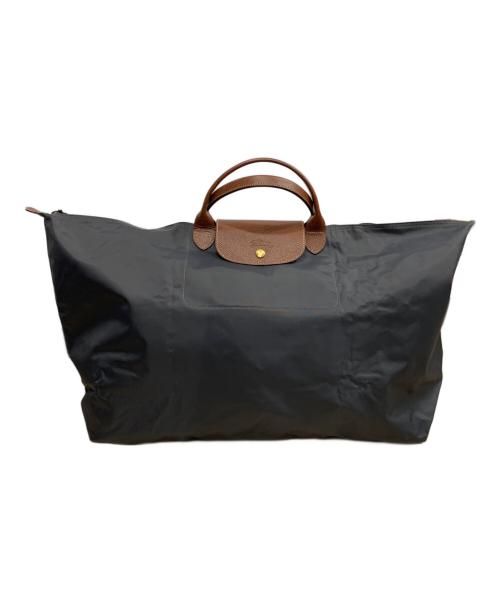 LONGCHAMP（ロンシャン）LONGCHAMP (ロンシャン) ナイロンハンドバッグ グレーの古着・服飾アイテム