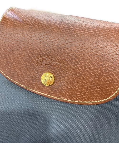 LONGCHAMP（ロンシャン）LONGCHAMP (ロンシャン) ナイロンハンドバッグ グレーの古着・服飾アイテム