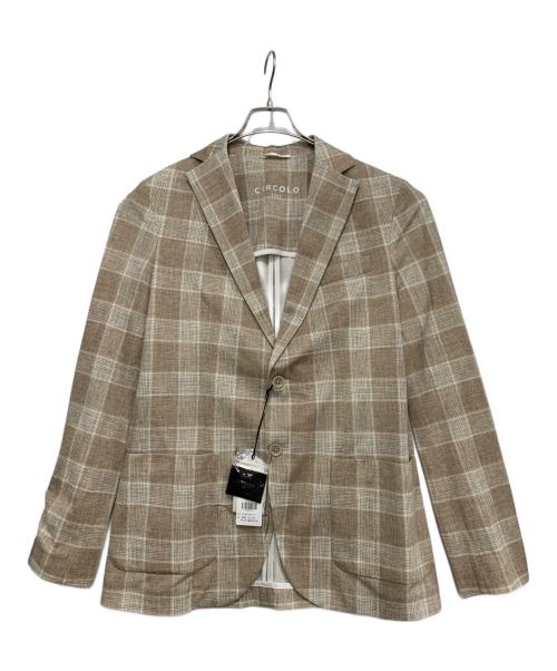 CIRCOLO 1901（チルコロ1901）Circolo 1901 (チルコロ1901) テーラードジャケット ブラウン サイズ:50の古着・服飾アイテム