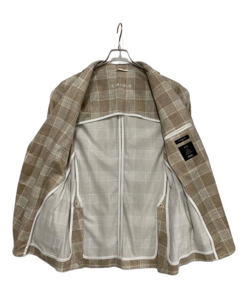 CIRCOLO 1901（チルコロ1901）Circolo 1901 (チルコロ1901) テーラードジャケット ブラウン サイズ:50の古着・服飾アイテム