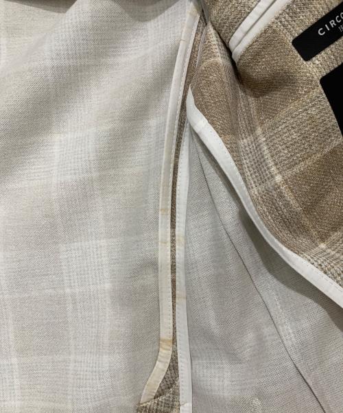 CIRCOLO 1901（チルコロ1901）Circolo 1901 (チルコロ1901) テーラードジャケット ブラウン サイズ:Lの古着・服飾アイテム