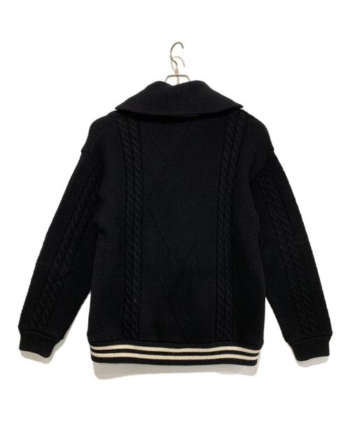 taupe（トープ）taupe (トープ) 厚手ニット ブラック サイズ:01の古着・服飾アイテム