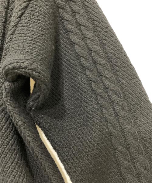 taupe（トープ）taupe (トープ) 厚手ニット ブラック サイズ:01の古着・服飾アイテム