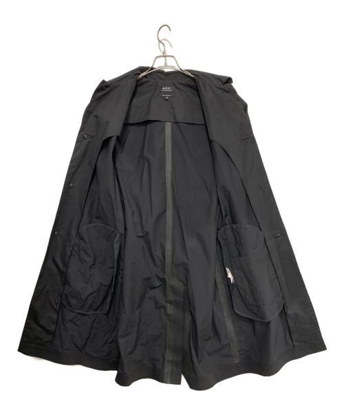 A.P.C.（アーペーセー）A.P.C. (アーペーセー) ステンカラーコート ブラック サイズ:XSの古着・服飾アイテム