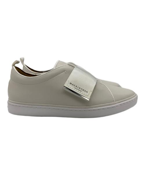 MACKINTOSH LONDON（マッキントッシュ ロンドン）MACKINTOSH LONDON (マッキントッシュ ロンドン) ローカットスニーカー アイボリー サイズ:24.5の古着・服飾アイテム