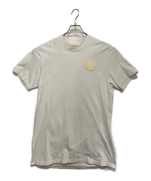 MONCLER（モンクレール）MONCLER (モンクレール) 半袖カットソー ホワイト サイズ:Lの古着・服飾アイテム
