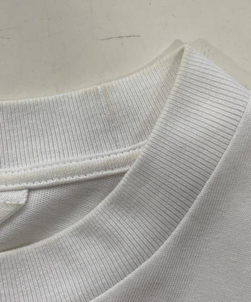 MONCLER（モンクレール）MONCLER (モンクレール) 半袖カットソー ホワイト サイズ:Lの古着・服飾アイテム