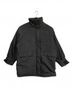 KBFケービーエフ）の古着「モンスターパテッドミドルコート」｜ブラック