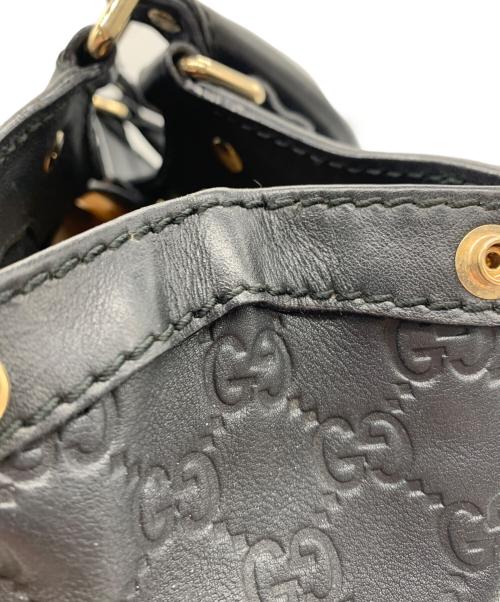 GUCCI（グッチ）GUCCI (グッチ) ハンドバッグ ブラックの古着・服飾アイテム