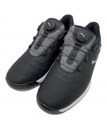 PUMA（プーマ）の古着「ゴルフシューズ」｜ブラック