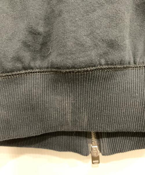 DIESEL（ディーゼル）DIESEL (ディーゼル) ラムレザースリーブジップパーカー ブラック サイズ:Sの古着・服飾アイテム