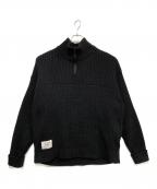 WTAPSダブルタップス）の古着「POLY ニット」｜ブラック