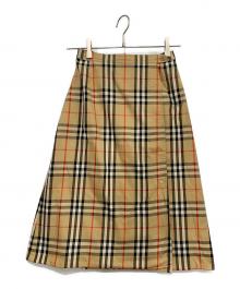 Burberry's（バーバリーズ）の古着「ラップスカート」｜ベージュ
