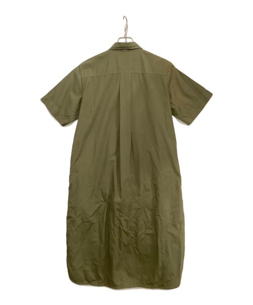 MHL（エムエイチエル）MHL (エムエイチエル) 半袖ワンピース オリーブ サイズ:Iの古着・服飾アイテム