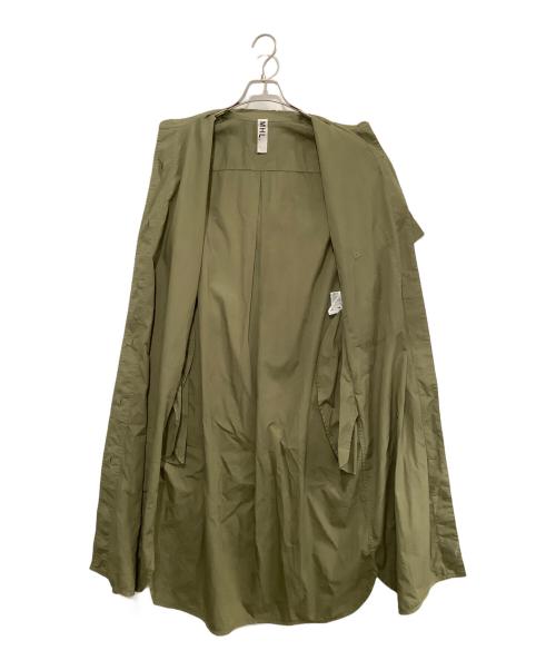 MHL（エムエイチエル）MHL (エムエイチエル) 半袖ワンピース オリーブ サイズ:Iの古着・服飾アイテム