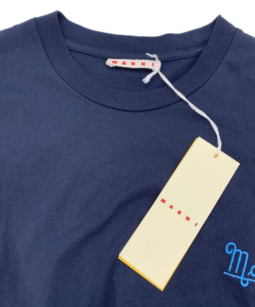 MARNI（マルニ）MARNI (マルニ) 半袖カットソー ネイビー サイズ:Mの古着・服飾アイテム