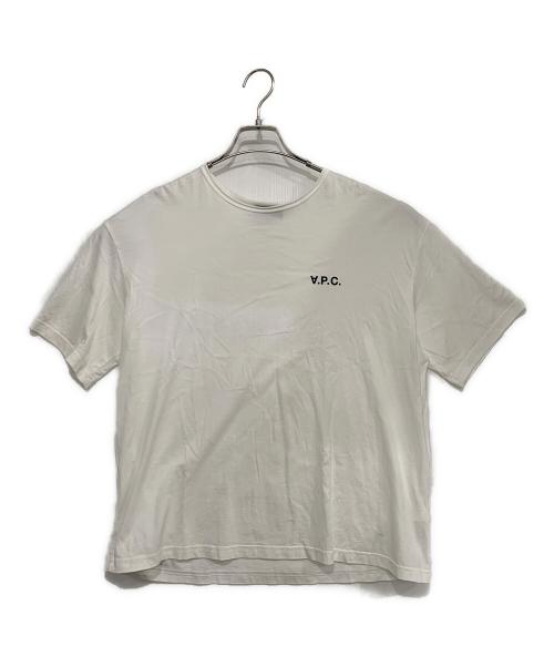 A.P.C.（アーペーセー）A.P.C. (アーペーセー) 半袖カットソー ホワイト サイズ:Mの古着・服飾アイテム