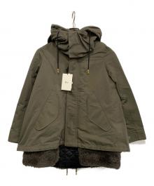 THE RERACS（ザ リラクス）の古着「ショートモッズコート」｜カーキ