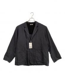 JOURNAL STANDARD relume（ジャーナルスタンダード レリューム）の古着「ヨーロピアンフラックス ガーメントダイ 2Bジャケット」｜ブラック