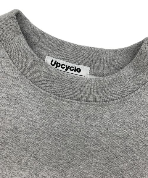 Upcycle（アップサイクル）Upcycle (アップサイクル) ヘビーウェイトスウェットプルオーバー グレー サイズ:Mの古着・服飾アイテム