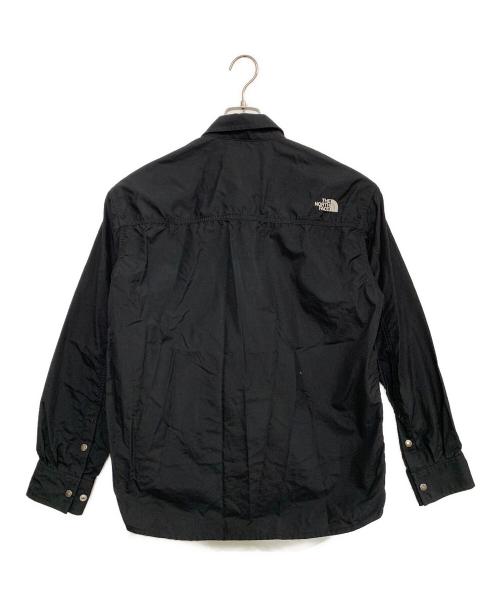THE NORTH FACE（ザ ノース フェイス）THE NORTH FACE (ザ ノース フェイス) L⁄S NUPTSE SHIRT ブラウン×ブラック サイズ:Mの古着・服飾アイテム