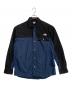 THE NORTH FACE（ザ ノース フェイス）の古着「L⁄S NUPTSE SHIRT」｜ネイビー×ブラック