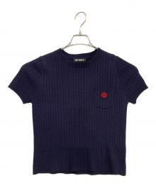 MARY QUANT（マリークヮント）の古着「厚手ニット」｜ネイビー