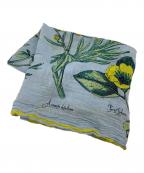 manipuriマニプリ）の古着「ウールシルクストール」｜スカイブルー